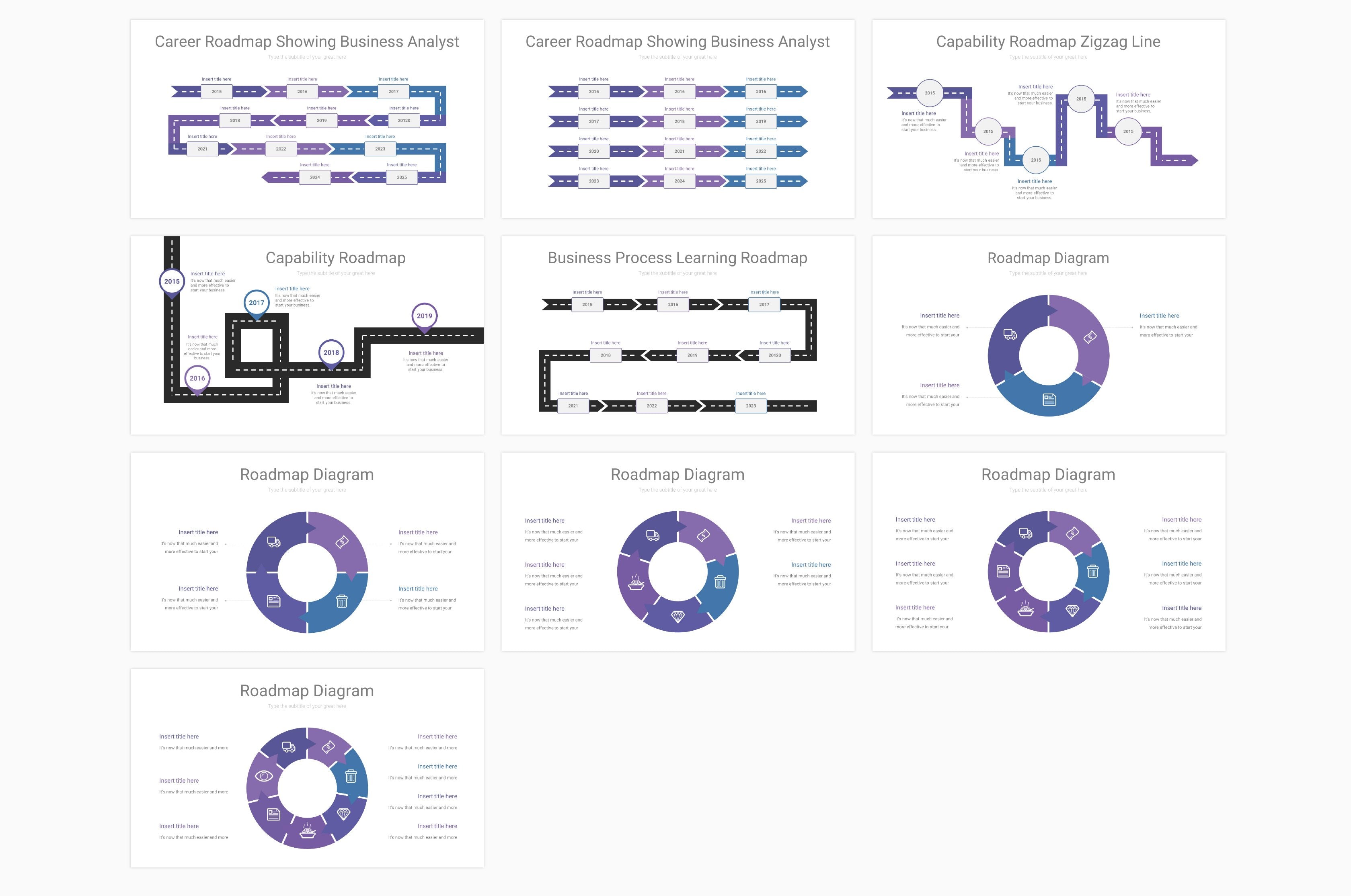 Product Roadmap PowerPoint template PowerPoint Template-40+ Unique Slides