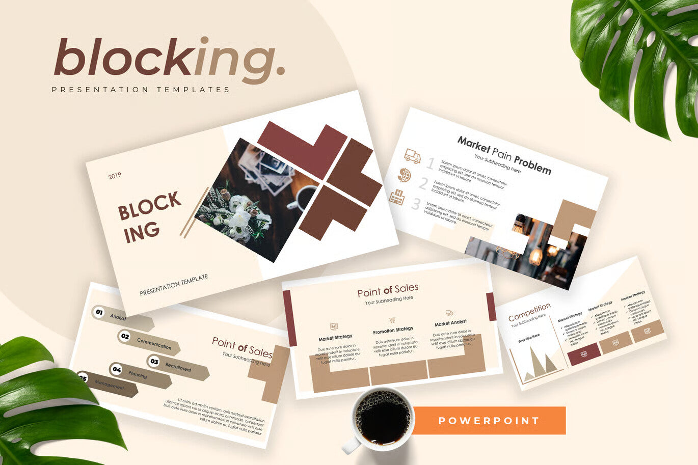 Blocking - Pitch Deck Powerpoint Presentation