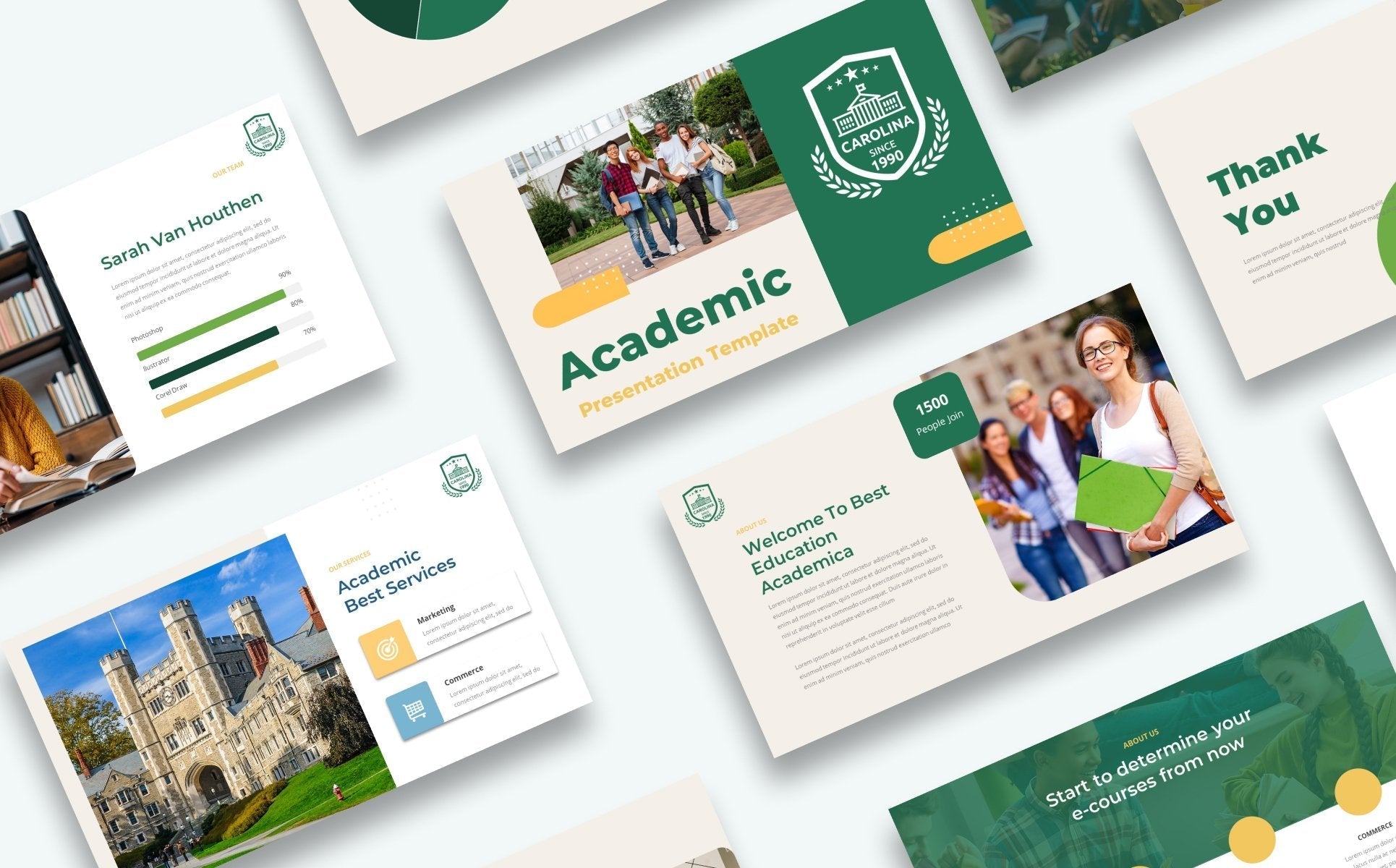 Academic Presentation Powerpoint Template PowerPoint Template