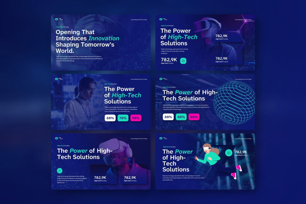 Parallax Effect Animated High-Tech Powerpoint