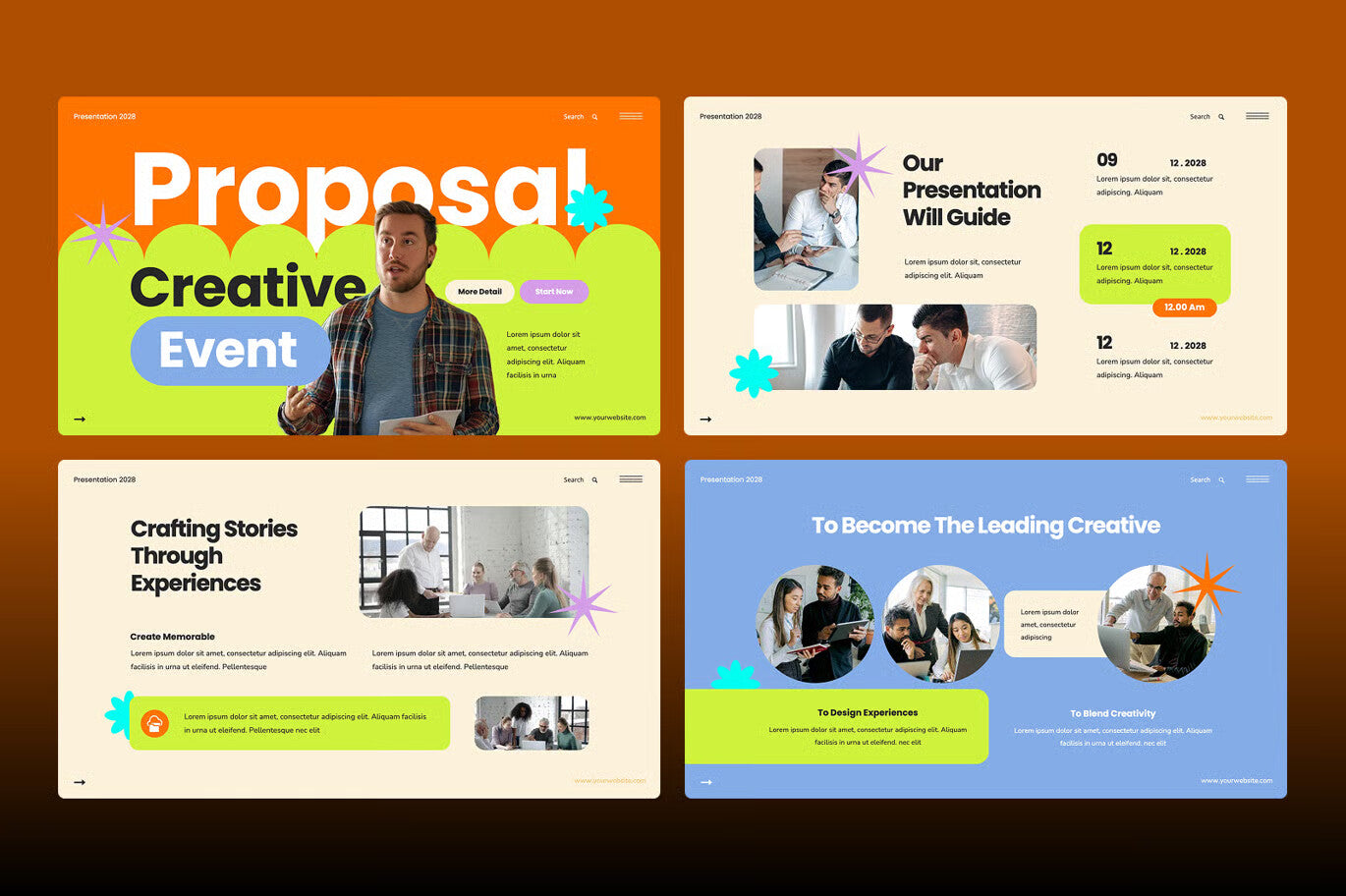 Creative Event Proposal Google Slide Template