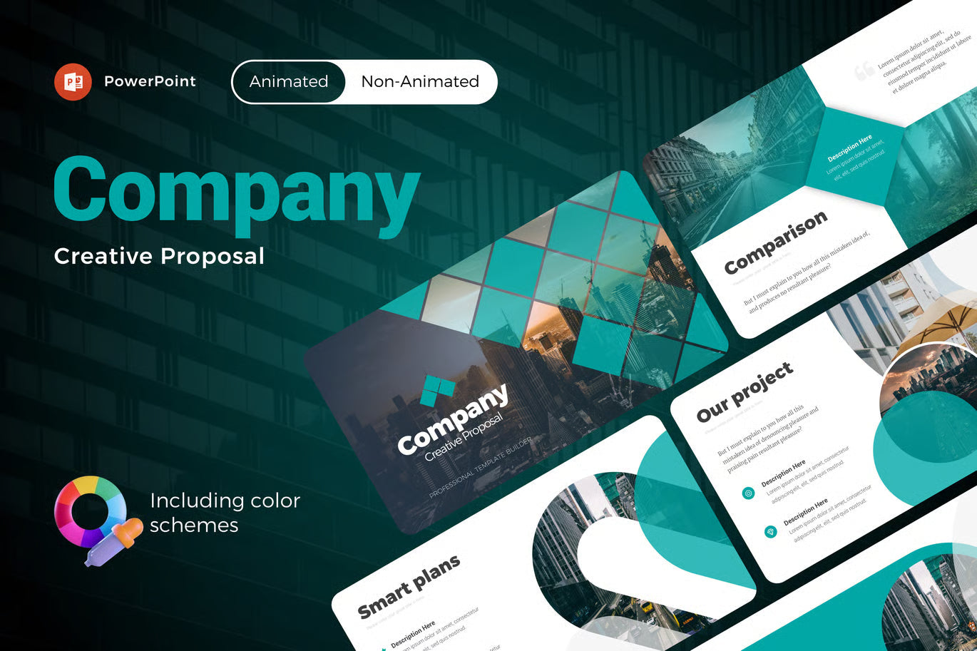 Company Creative Proposal Infographics
