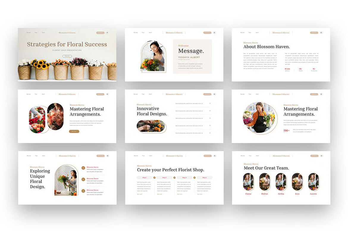 Blossom Haven Presentation Template