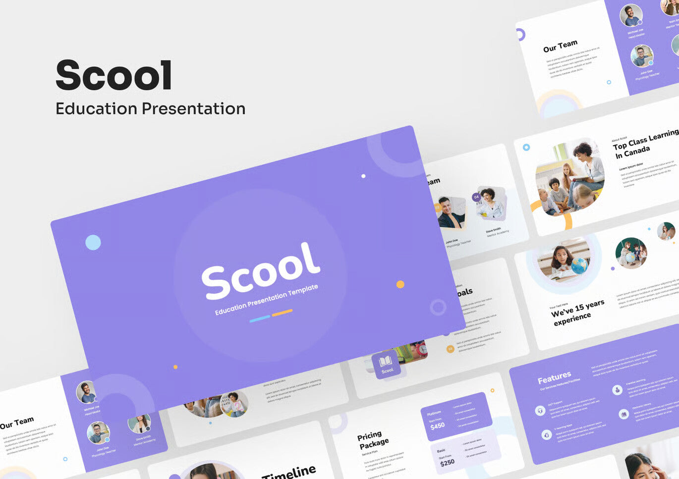 Scool - Education Google Slides Presentation
