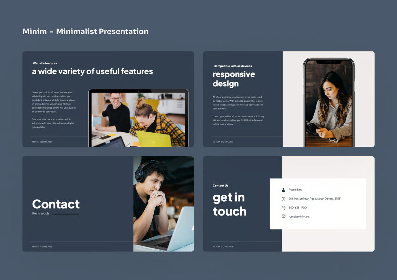 Minim - Minimalist PowerPoint Presentation