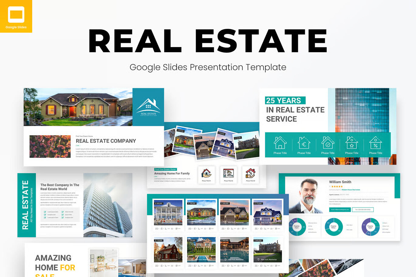 Real Estate Google Slides Presentation Template