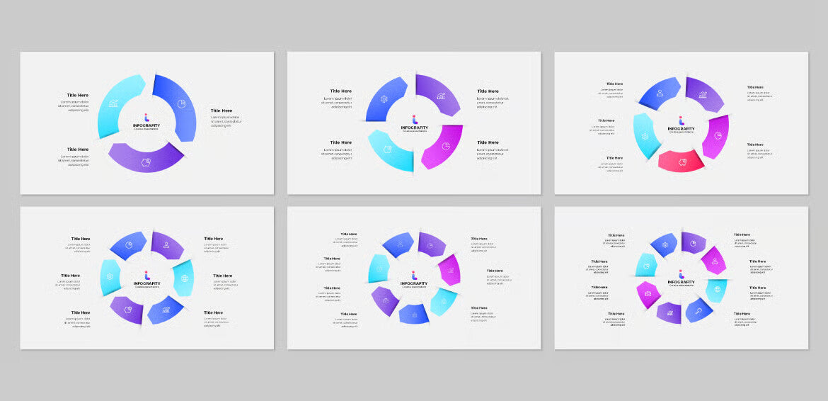 Animated PowerPoint Cycle Infographic Diagrams