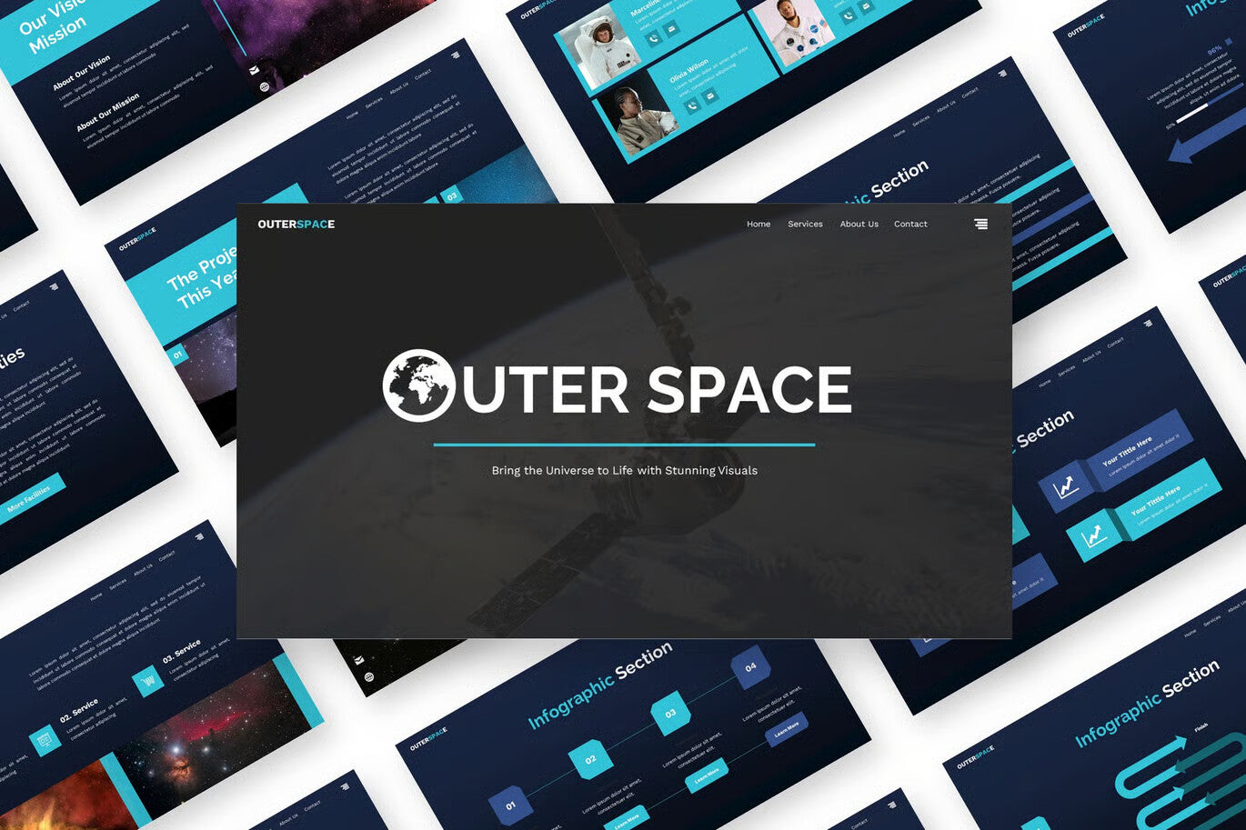 Outer Space - Space Google Slide Templates
