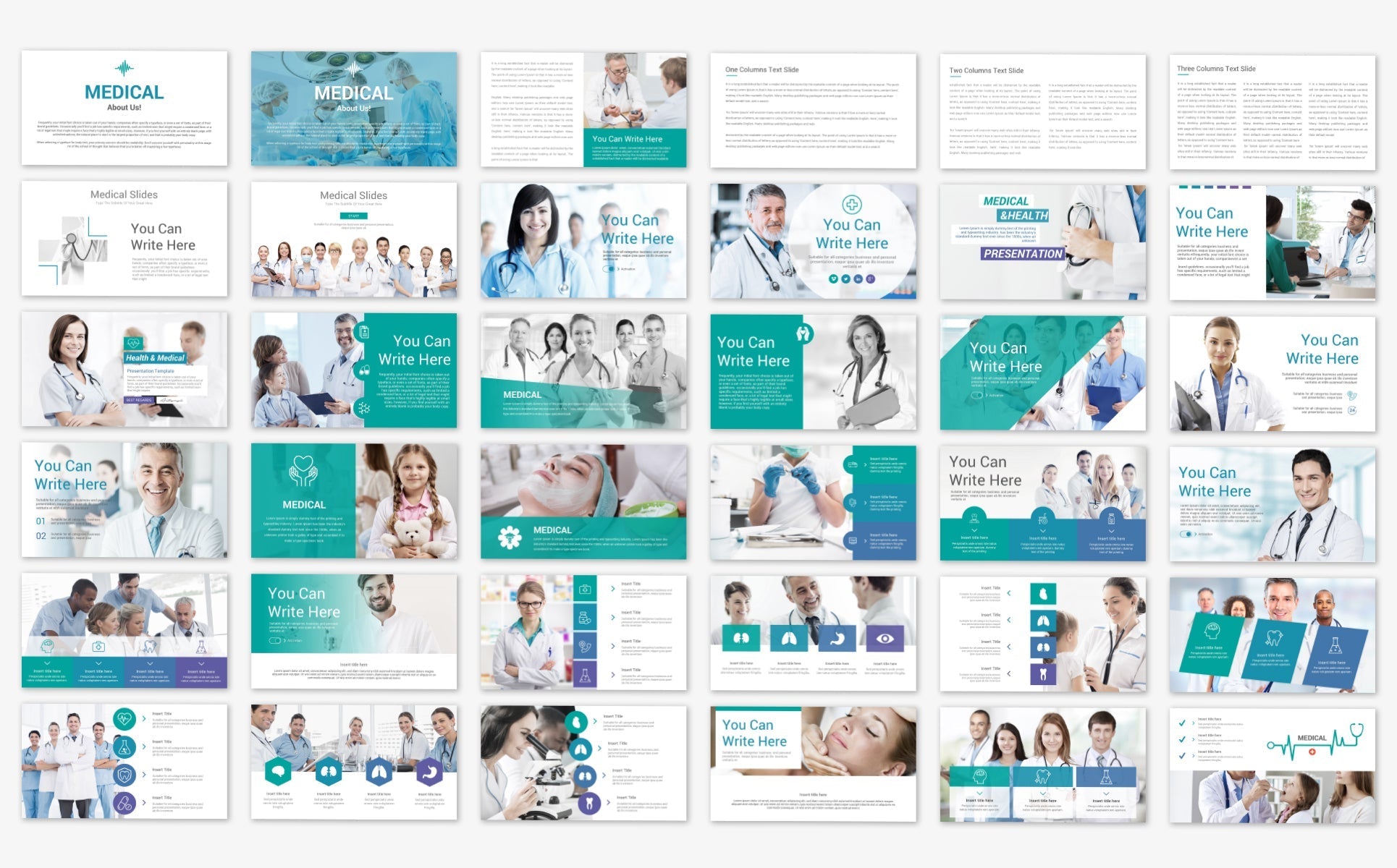 Medical PowerPoint template PowerPoint Template [130&nbsp;Multipurpose Slides, Clean &amp; Creative slides]