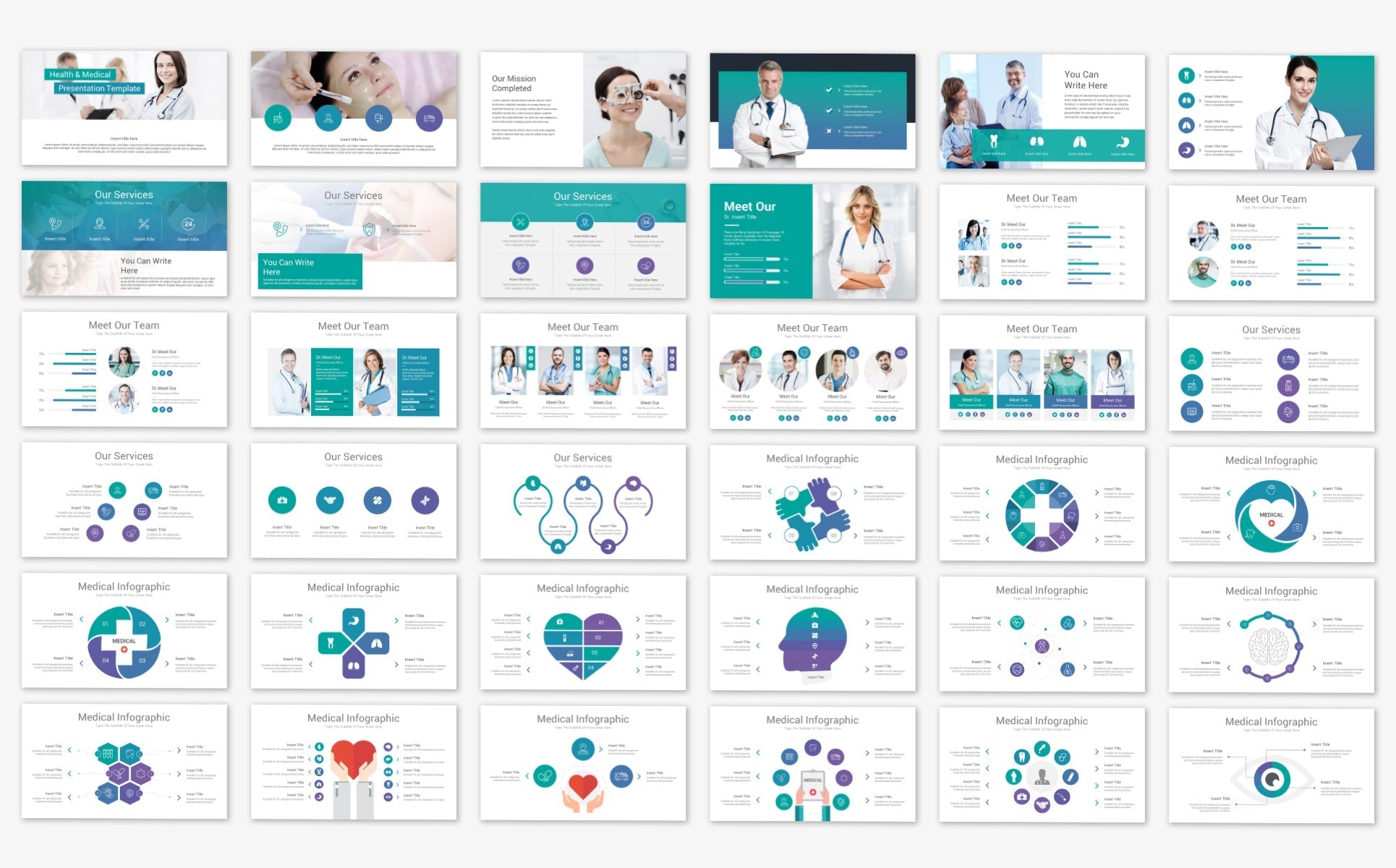 Medical PowerPoint template PowerPoint Template [130&nbsp;Multipurpose Slides, Clean &amp; Creative slides]