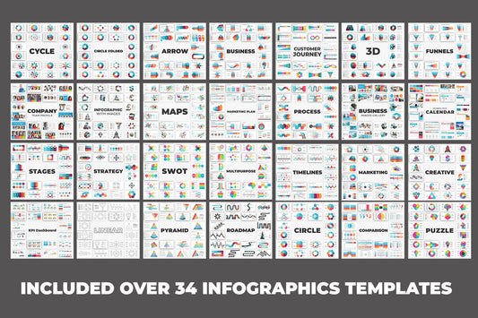 Complete Infographics PowerPoint Templates Bundle (3700 Slides Pack)