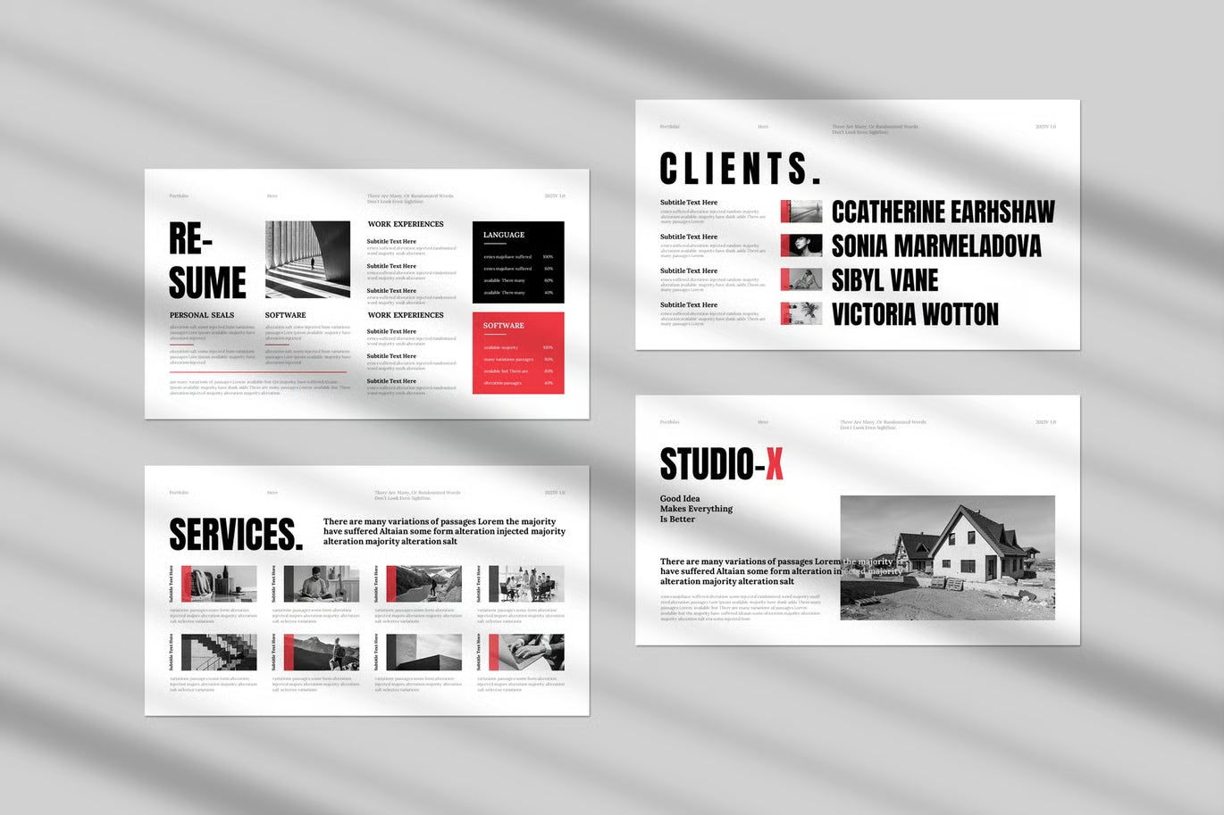 Brand Portfolio Presentation Template