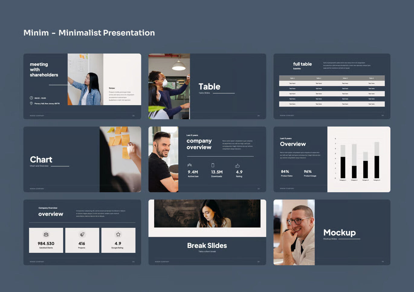 Minim - Minimalist PowerPoint Presentation