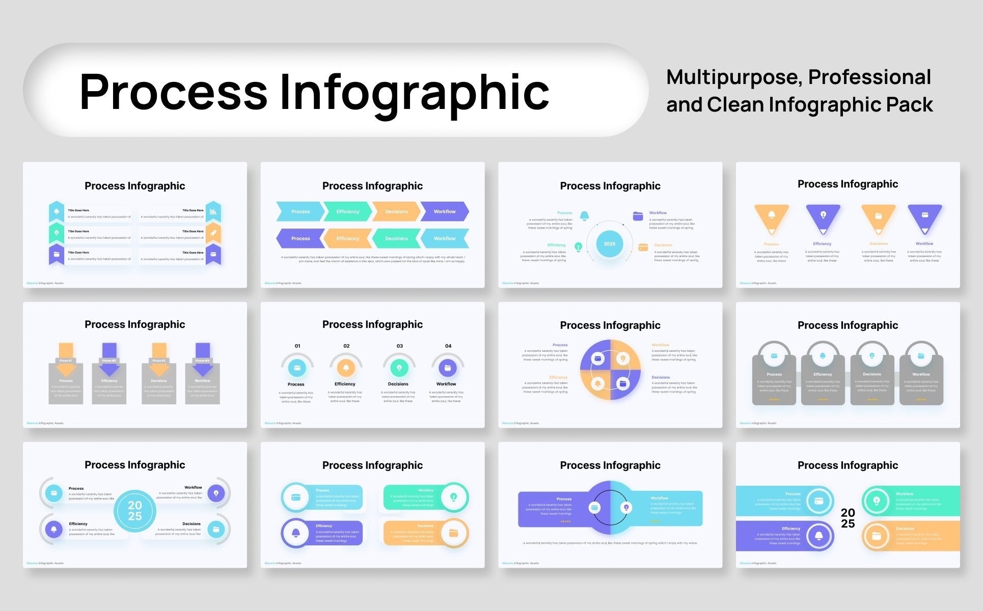 Big Infographic Assets PowerPoint Presentation Template PowerPoint Template-120+ Infographic Assets