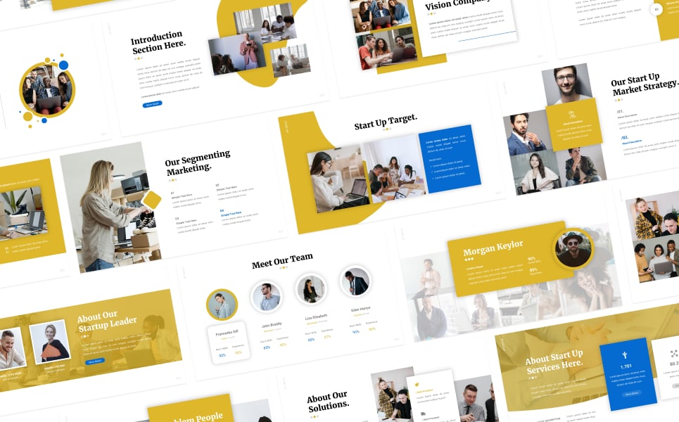 Startup Powerpoint Template Presentation PowerPoint Template - 30 Slides