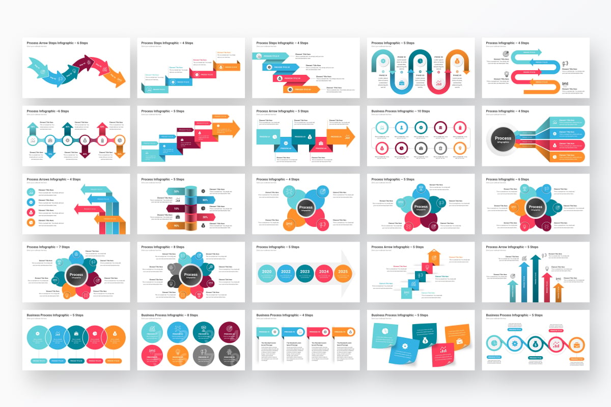Process Infographics PowerPoint Template