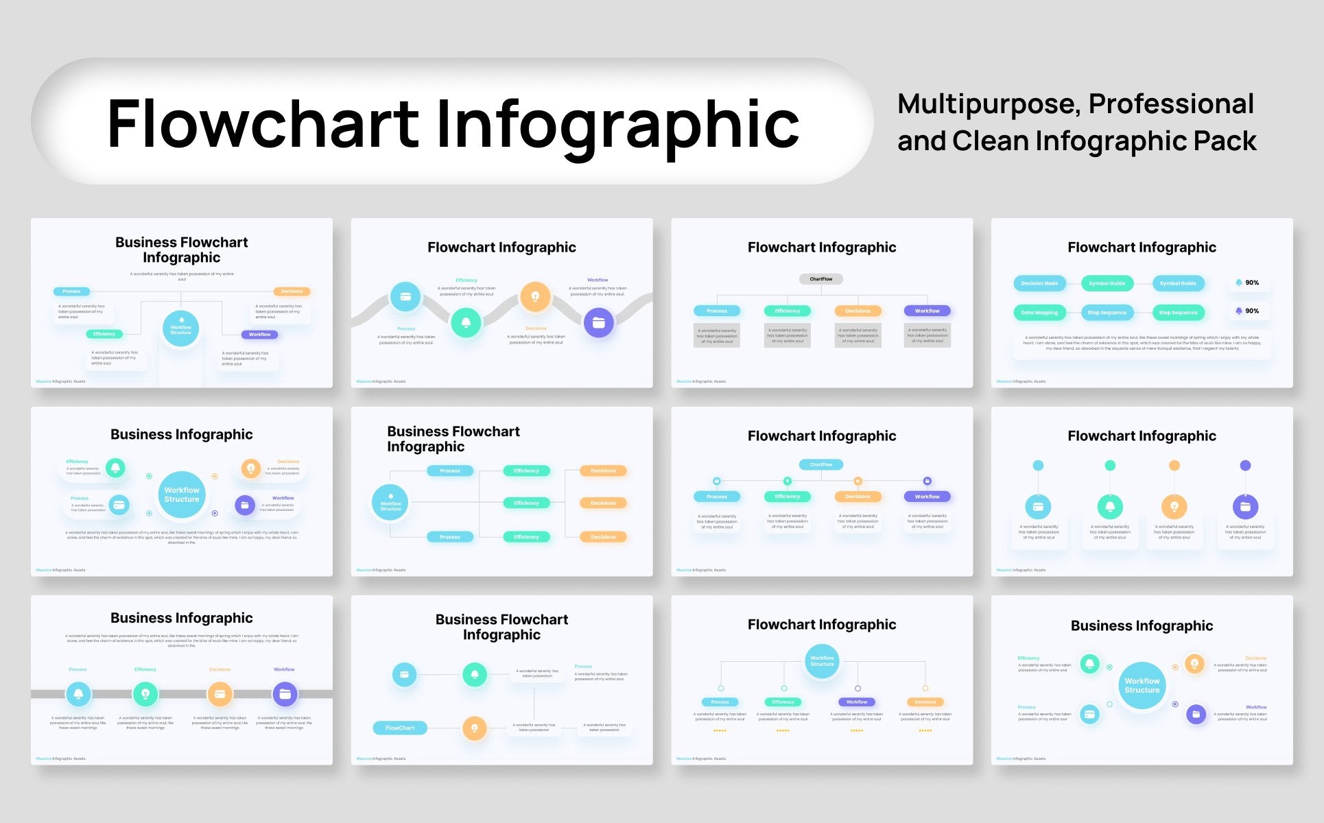Big Infographic Assets PowerPoint Presentation Template PowerPoint Template-120+ Infographic Assets