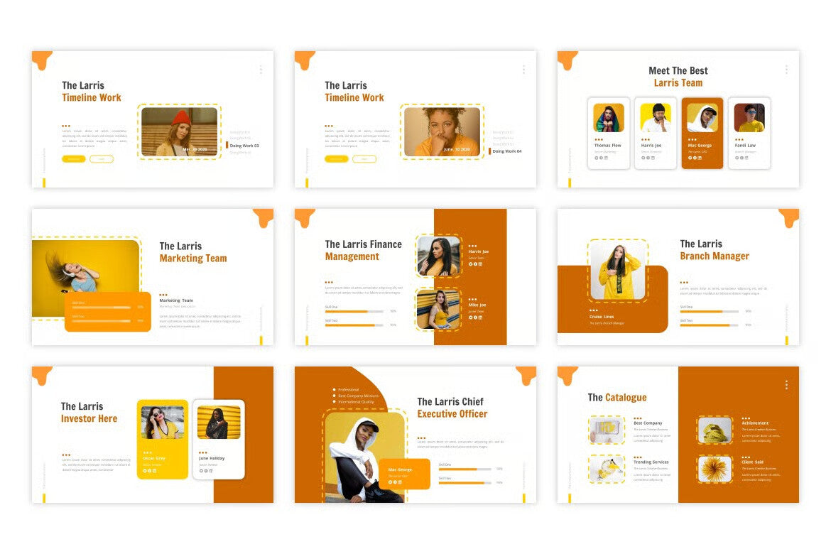 Larris - Creative Business Google Slides Template
