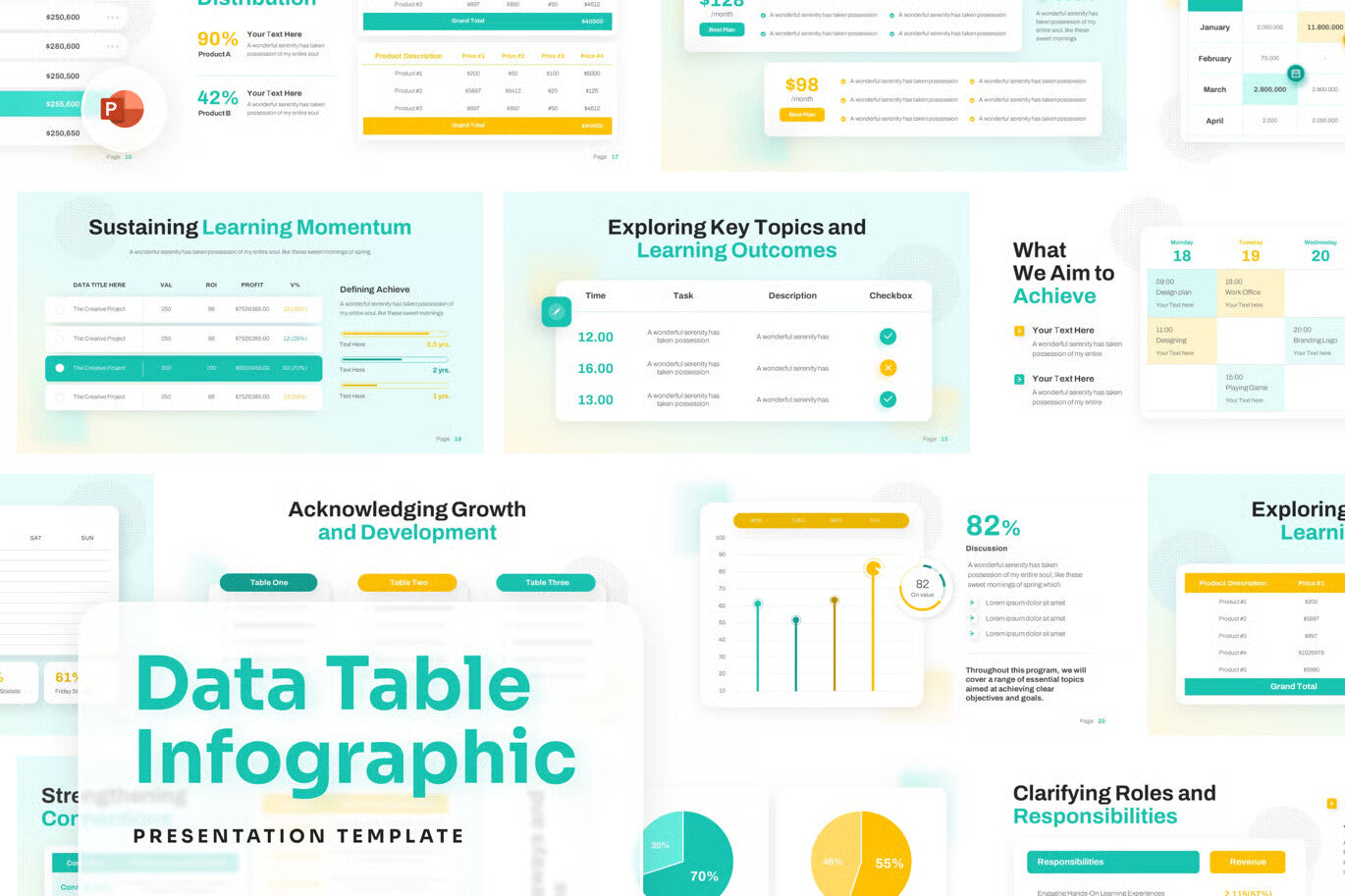 Data Table Infographic