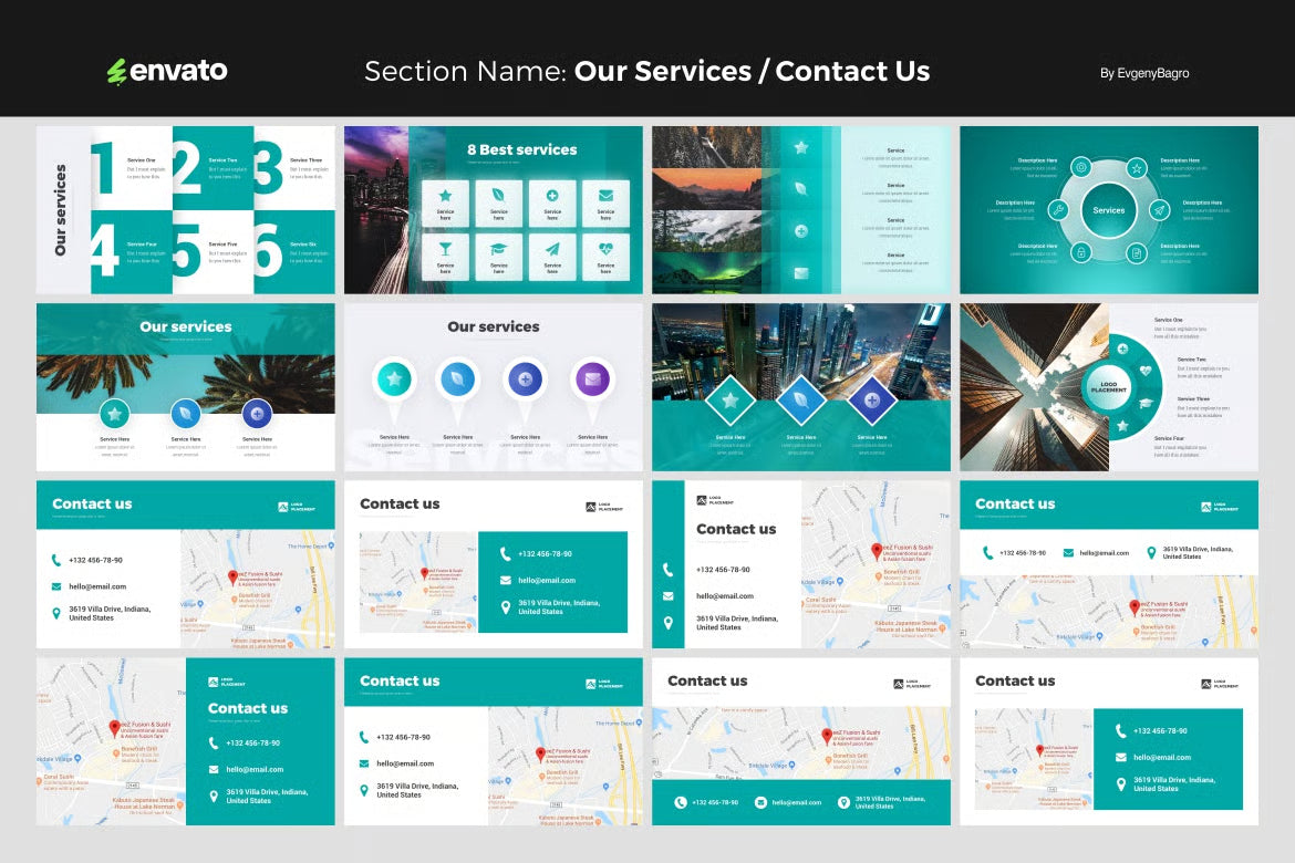Company Creative Proposal Infographics