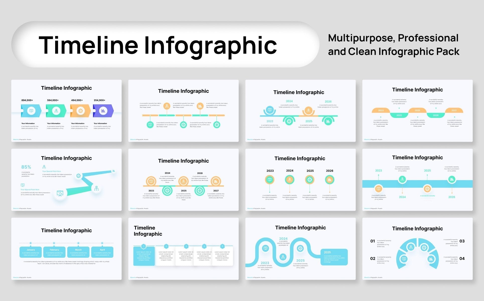 Big Infographic Assets PowerPoint Presentation Template PowerPoint Template-120+ Infographic Assets