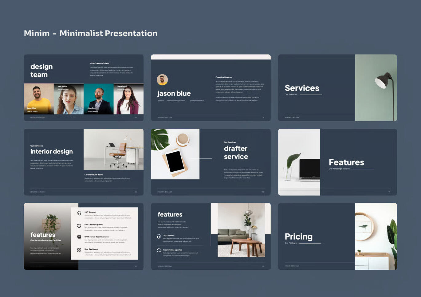 Minim - Minimalist PowerPoint Presentation