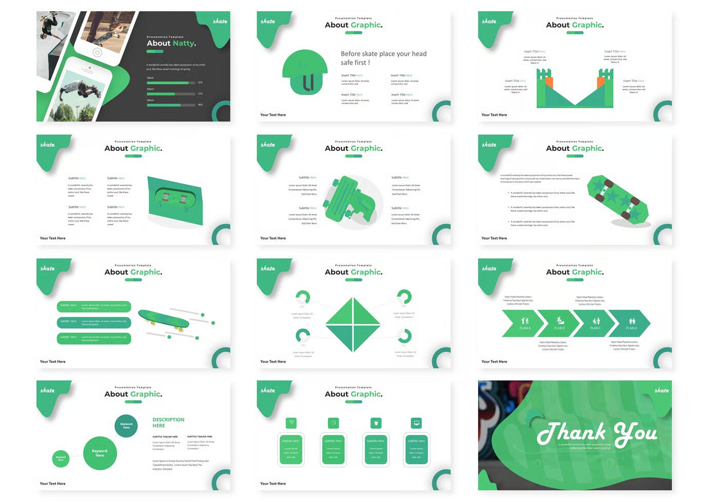 Skate Up | Powerpoint Template