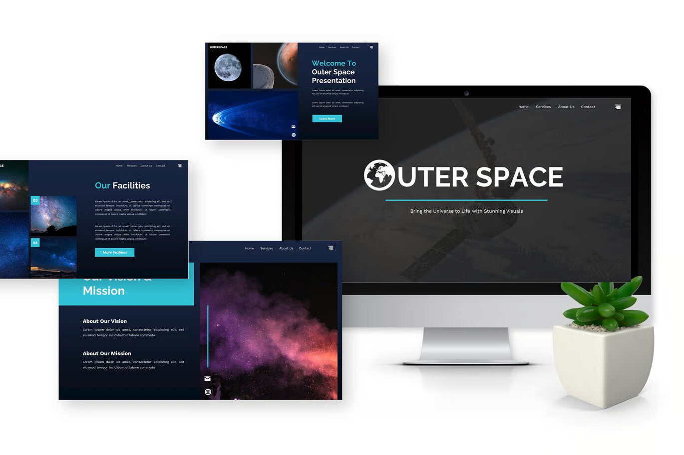 Outer Space - Space Google Slide Templates