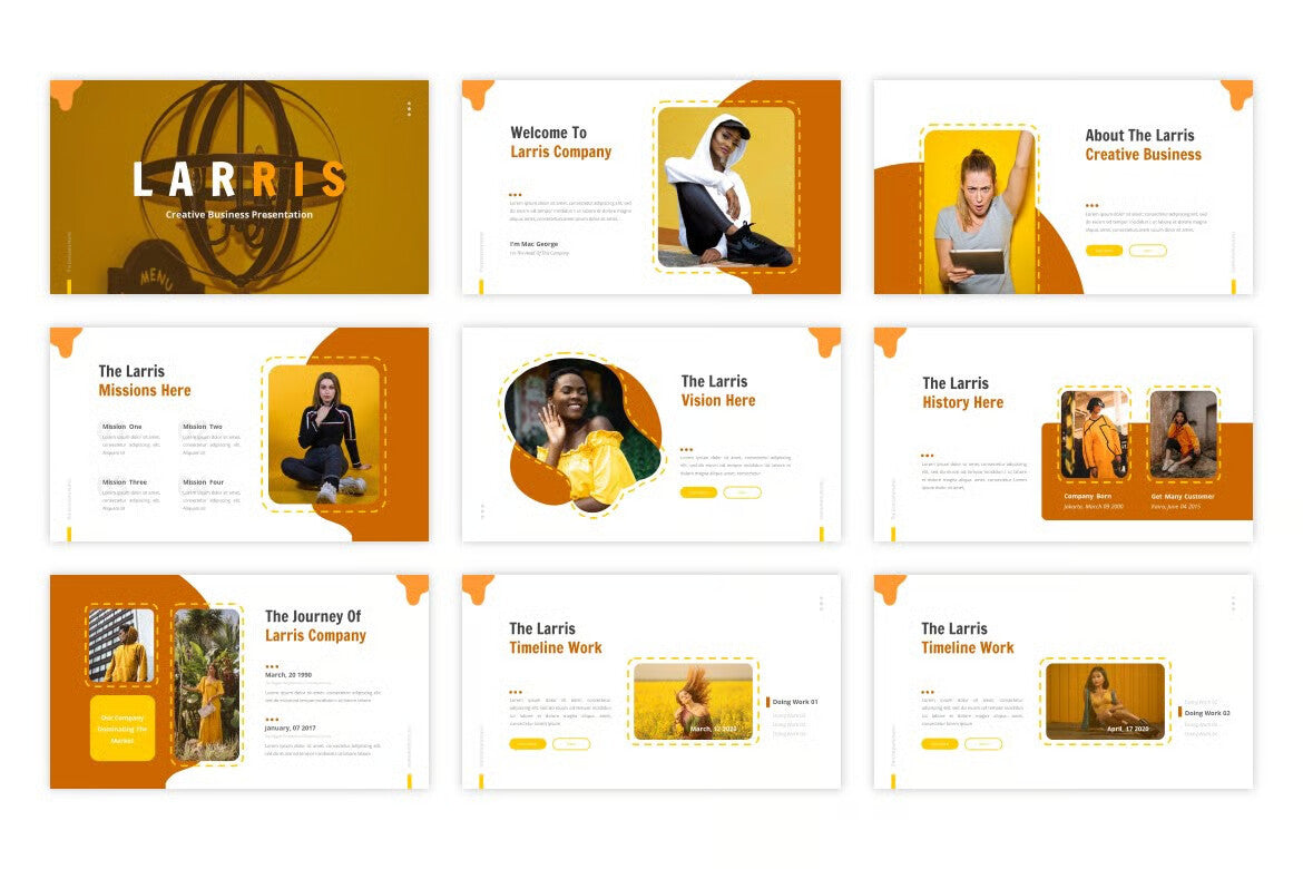 Larris - Creative Business Google Slides Template