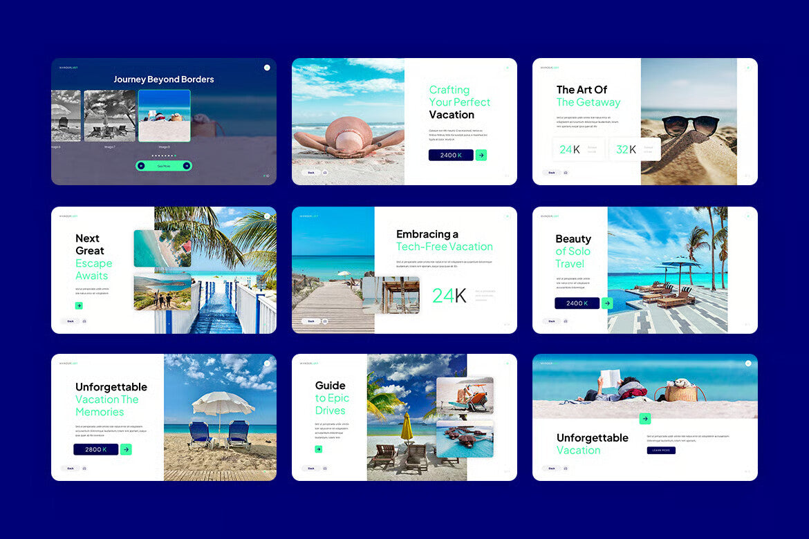 Travel Moving Carousel Animation Effect Powerpoint
