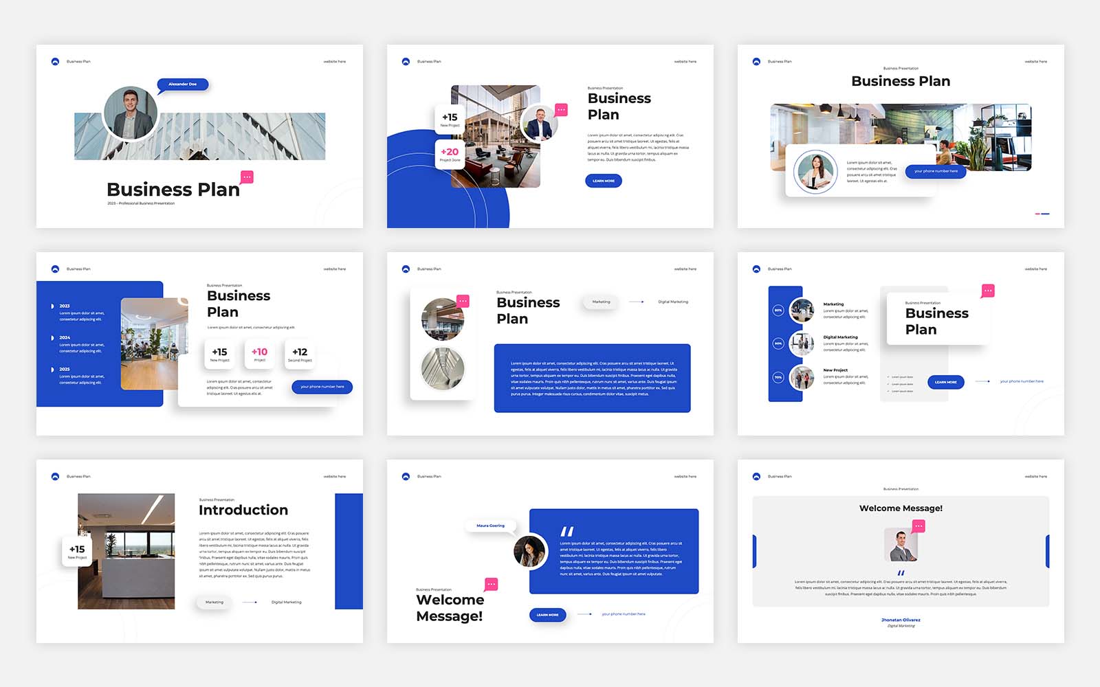 Business Plan - Professional Business PowerPoint PowerPoint Template [500 Total Slides]