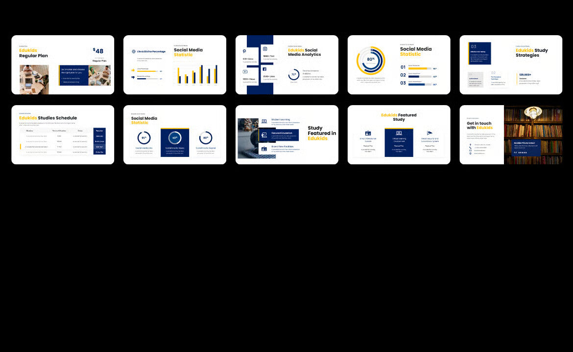Education School Presentation Template