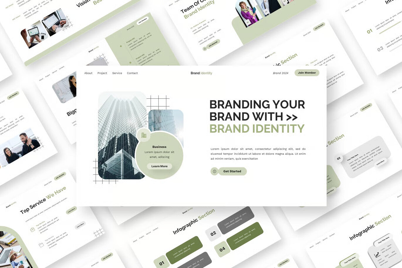 Brand Identity - Business Google Slide Templates