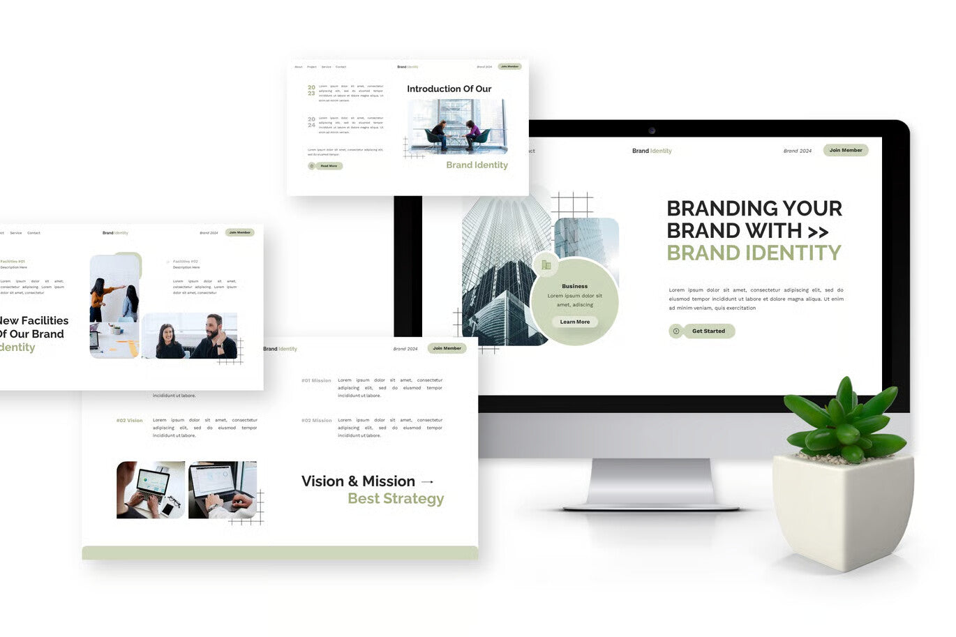 Brand Identity - Business Google Slide Templates