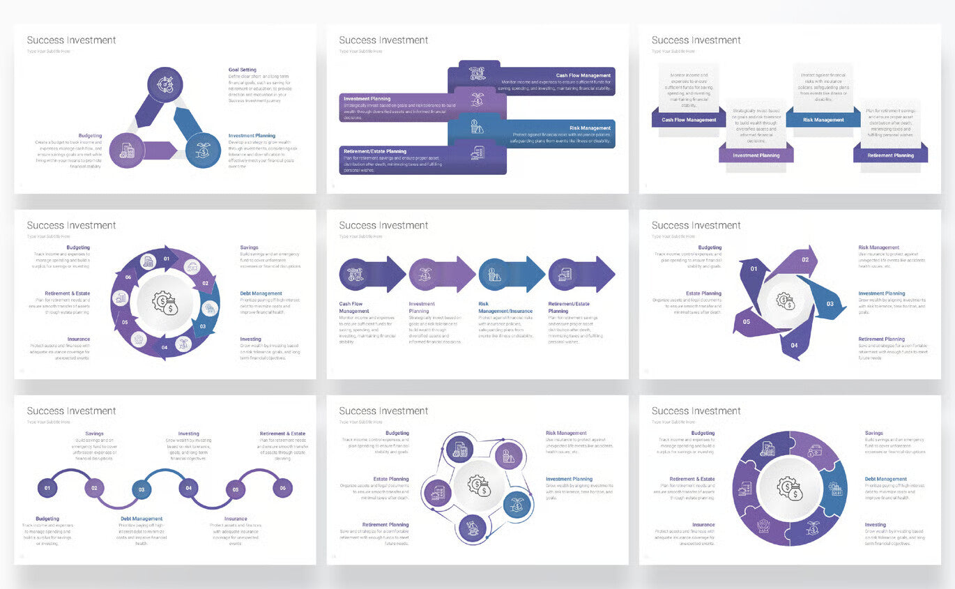 Success Investment Google Slides Templates