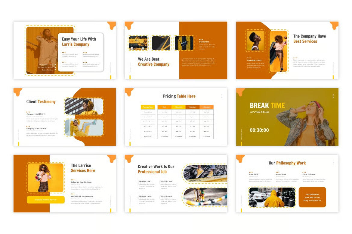 Larris - Creative Business Google Slides Template