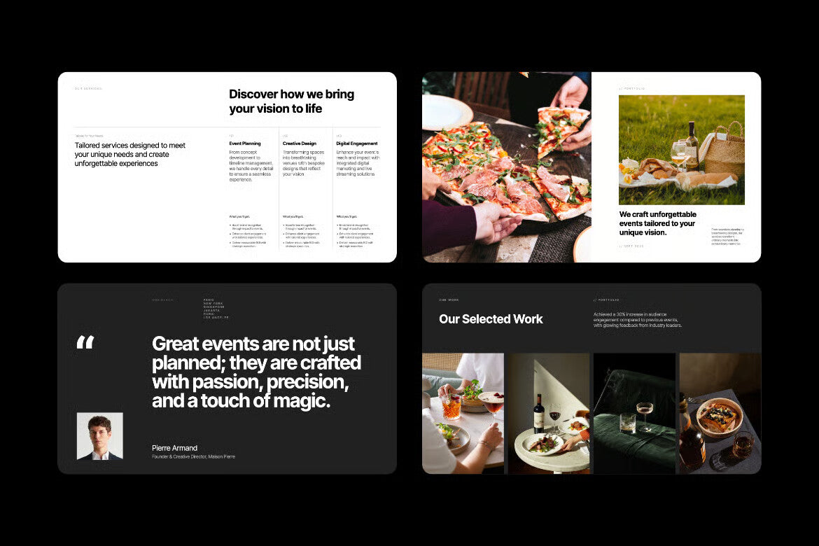 Alexandre Minimalist Portfolio Powerpoint