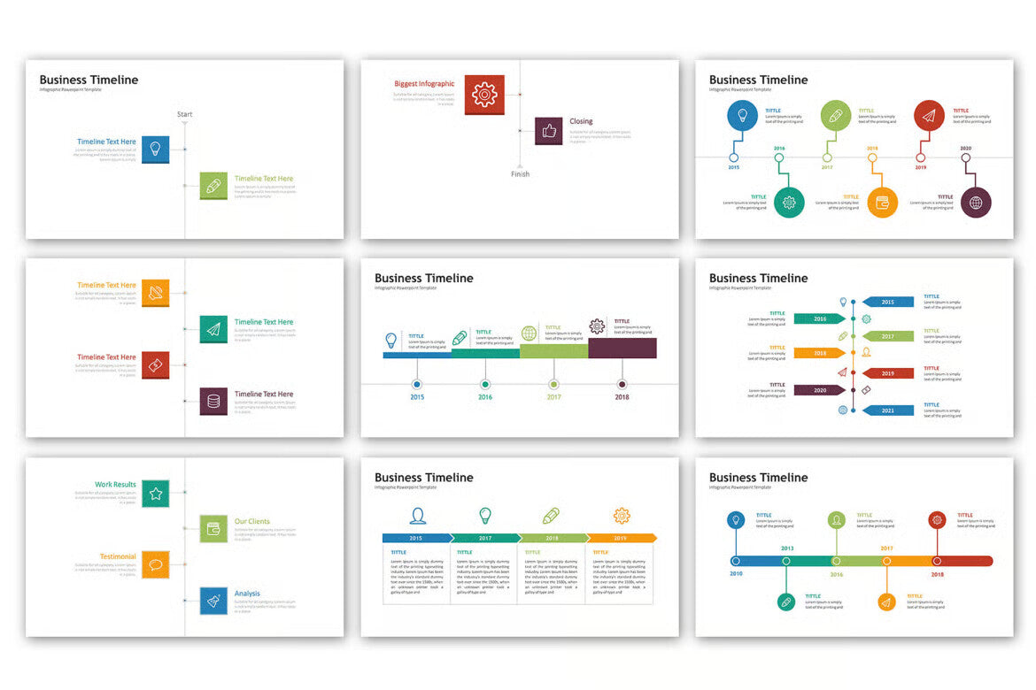Timeline Infographic - Presentation Template