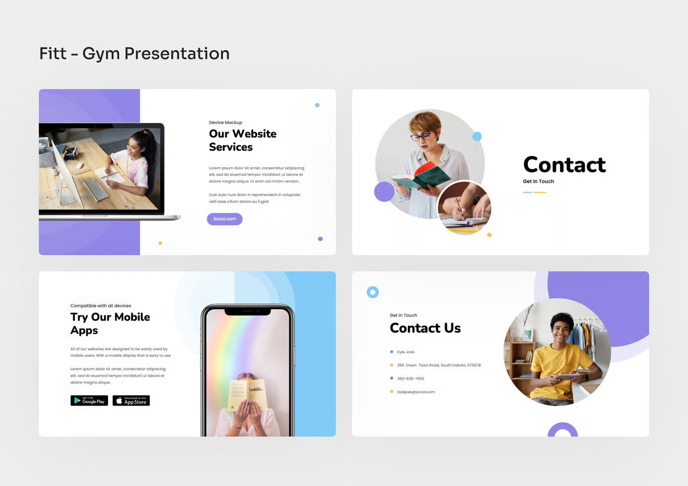 Scool - Education Google Slides Presentation
