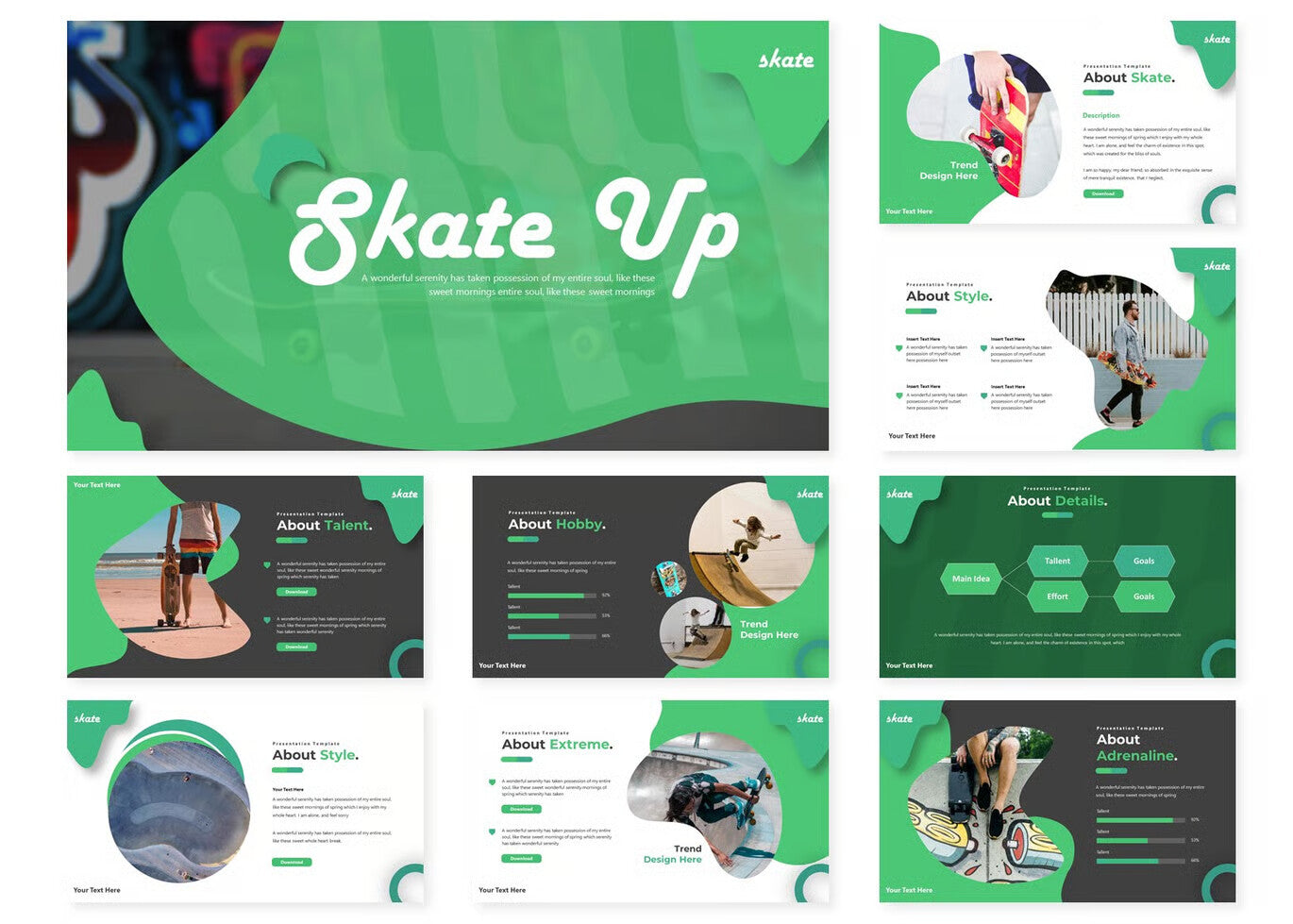 Skate Up | Powerpoint Template