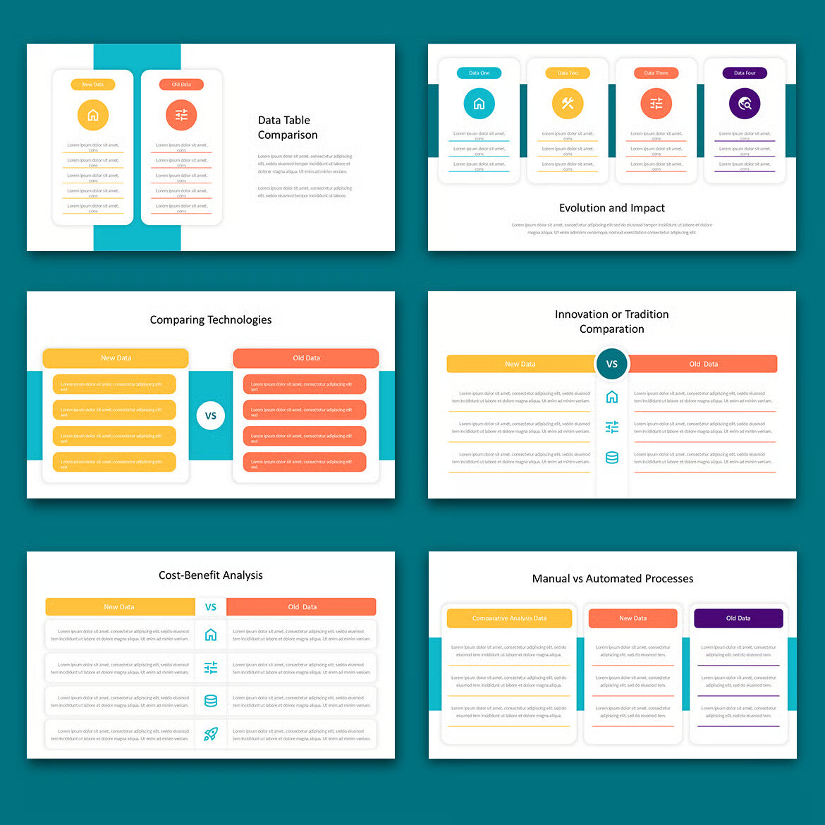 Compable - Table Comparison PowerPoint Template
