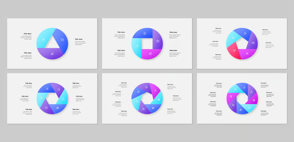 Animated PowerPoint Cycle Infographic Diagrams