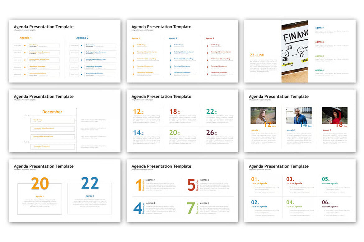 Agenda Infographic - Presentation Template