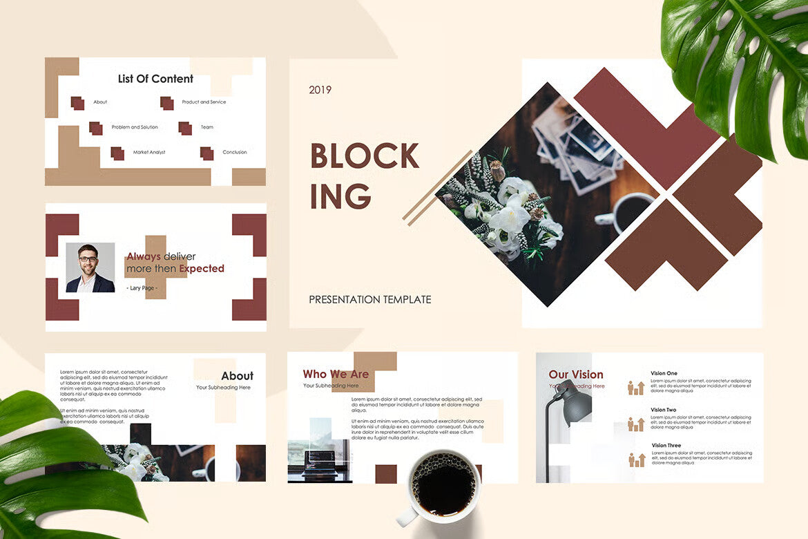 Blocking - Pitch Deck Powerpoint Presentation