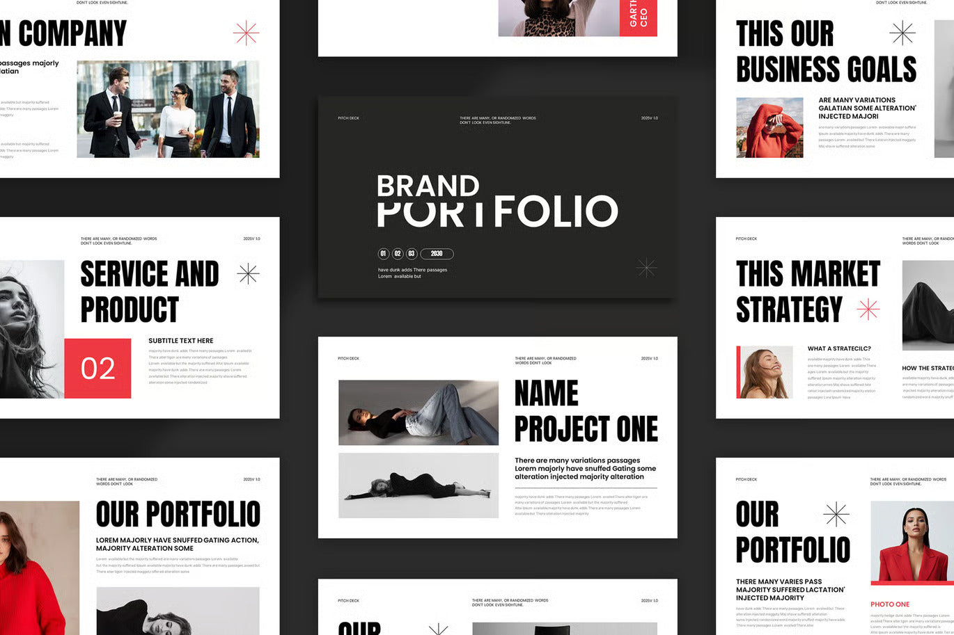 Brand Portfolio Presentation PowerPoint Template