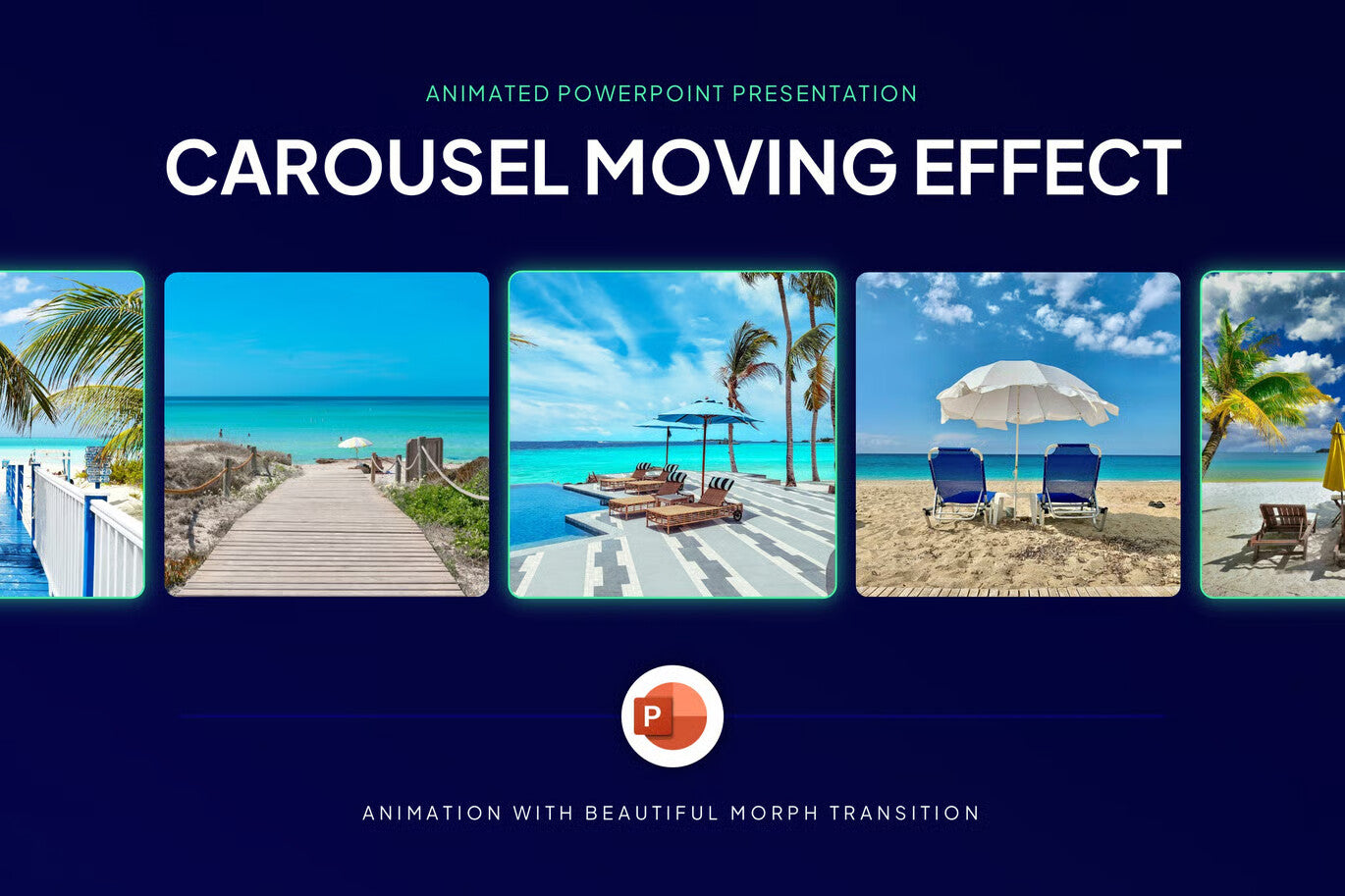 Travel Moving Carousel Animation Effect Powerpoint