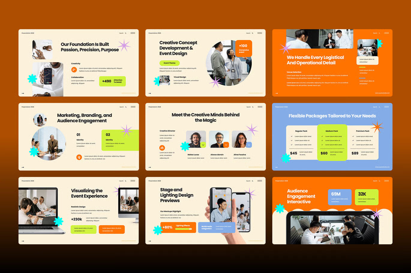 Creative Event Proposal Google Slide Template