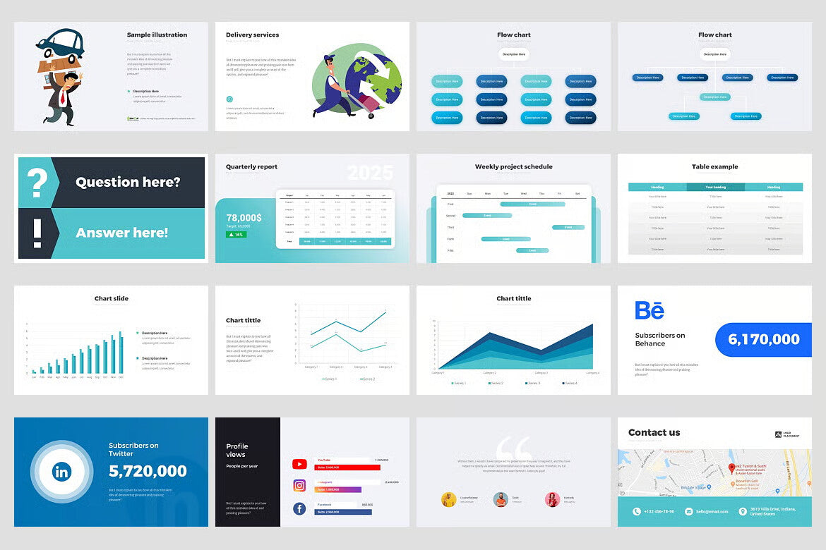Marketing Clean Infographics Proposal