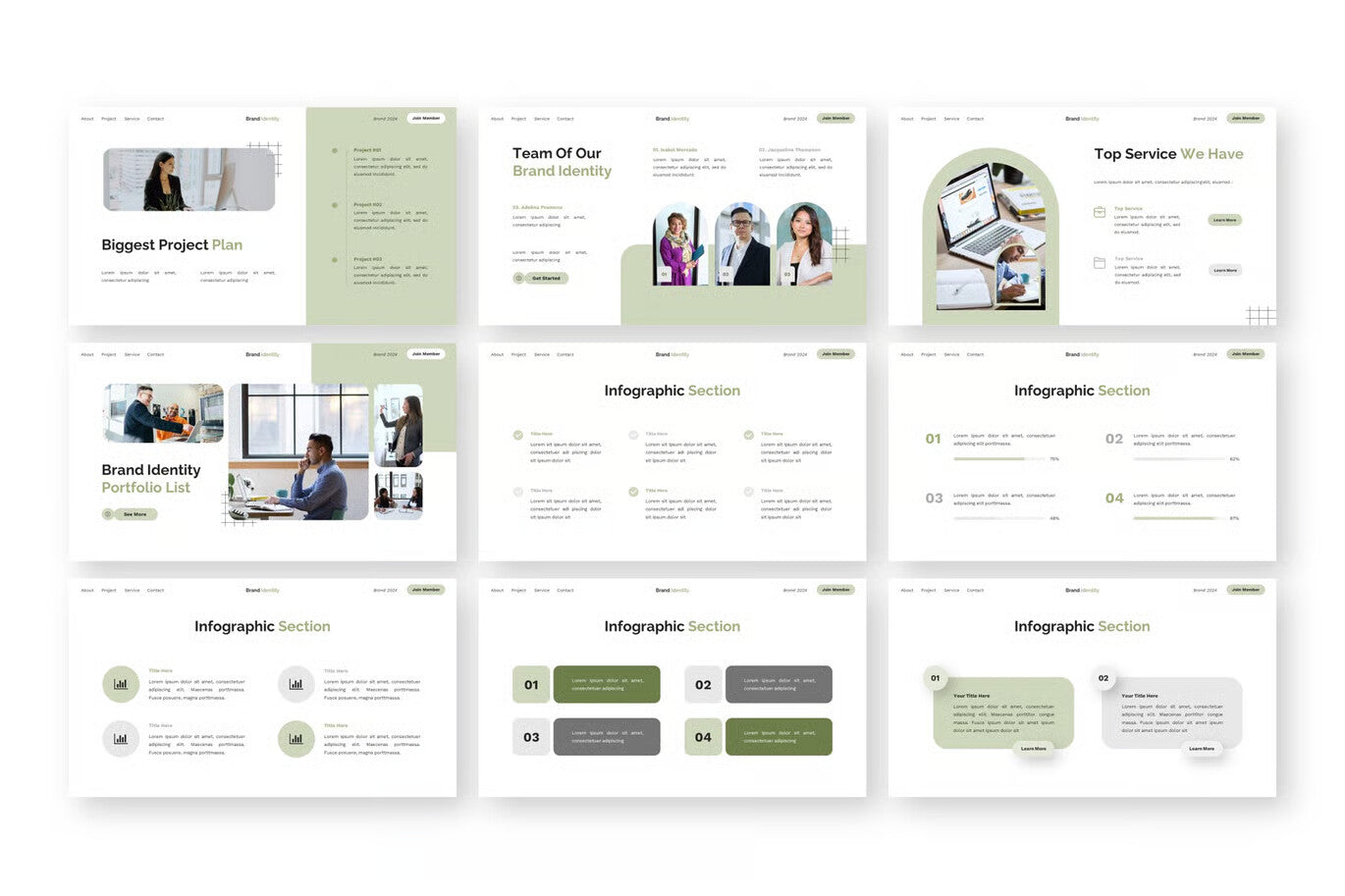 Brand Identity - Business Google Slide Templates