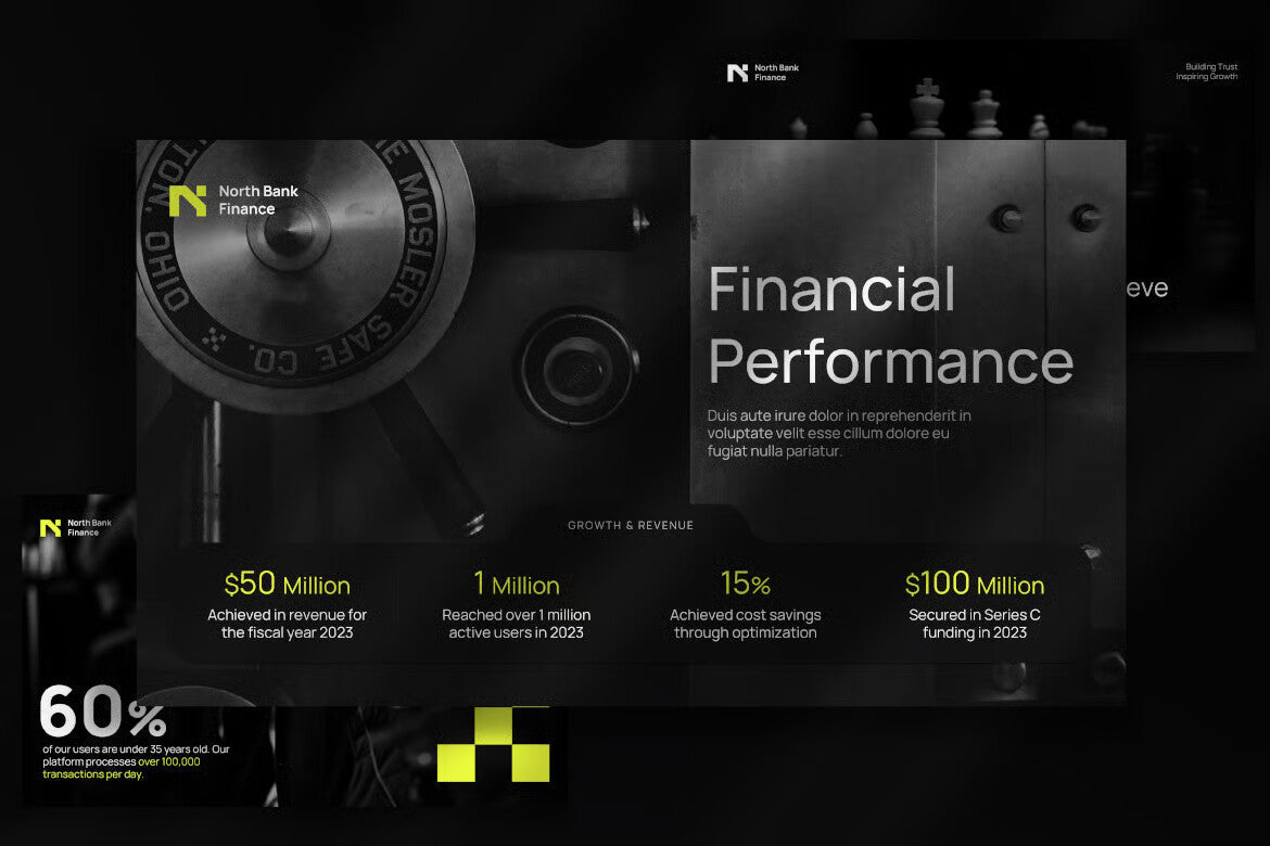 NorthBank Modern Fintech Powerpoint NF